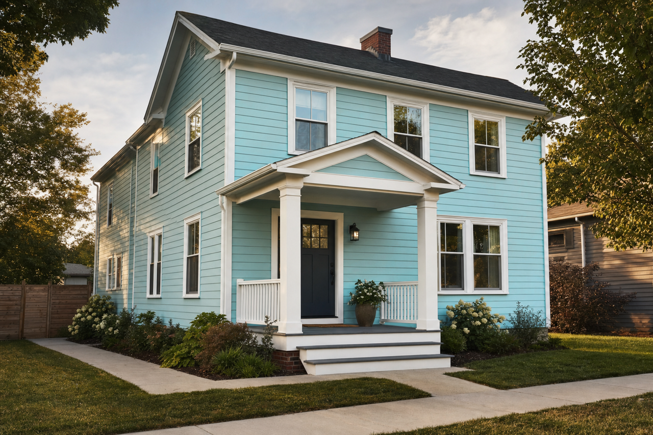 Beach Sparkle by Valspar on exterior