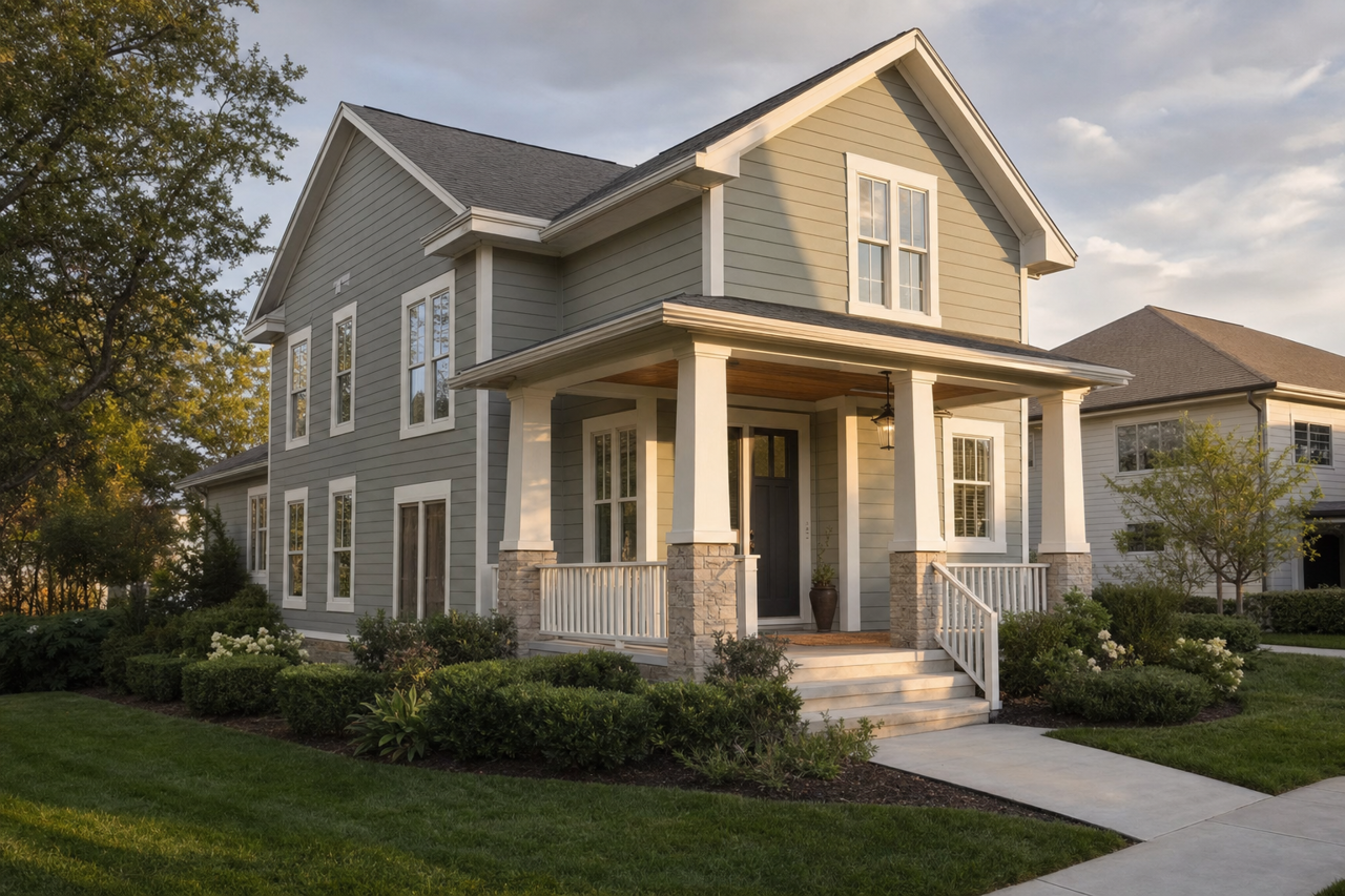Secret Moss by Valspar on exterior