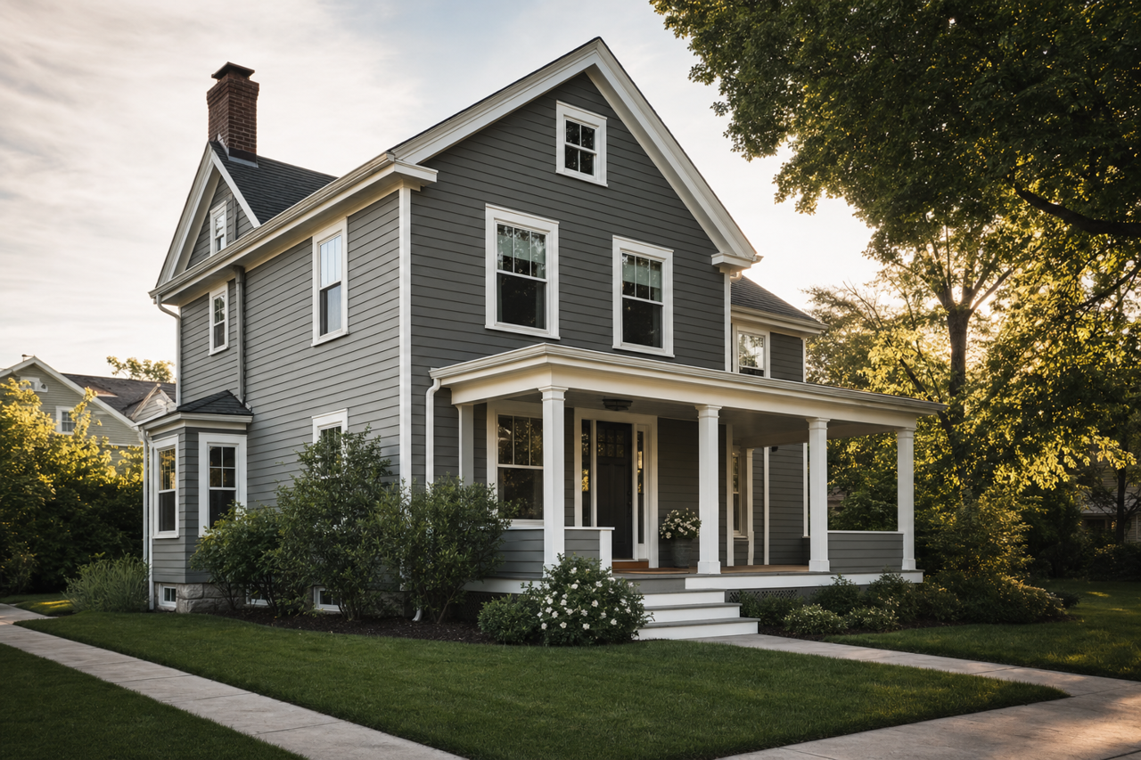 Quaking Bog by Valspar on exterior
