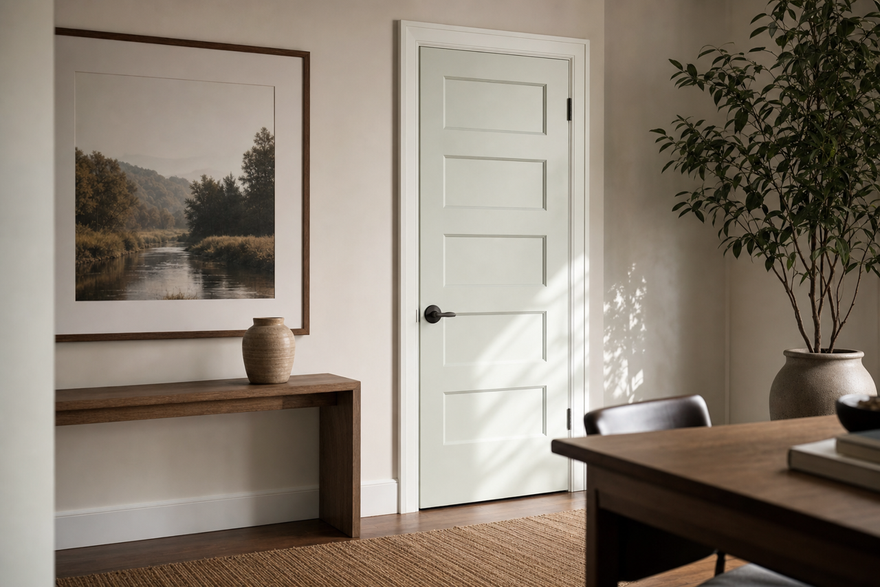 Luna by Valspar on interior-doors