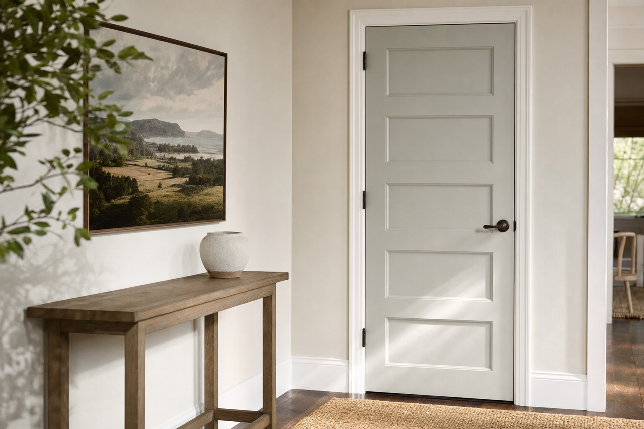 Nuance by Valspar on interior-doors