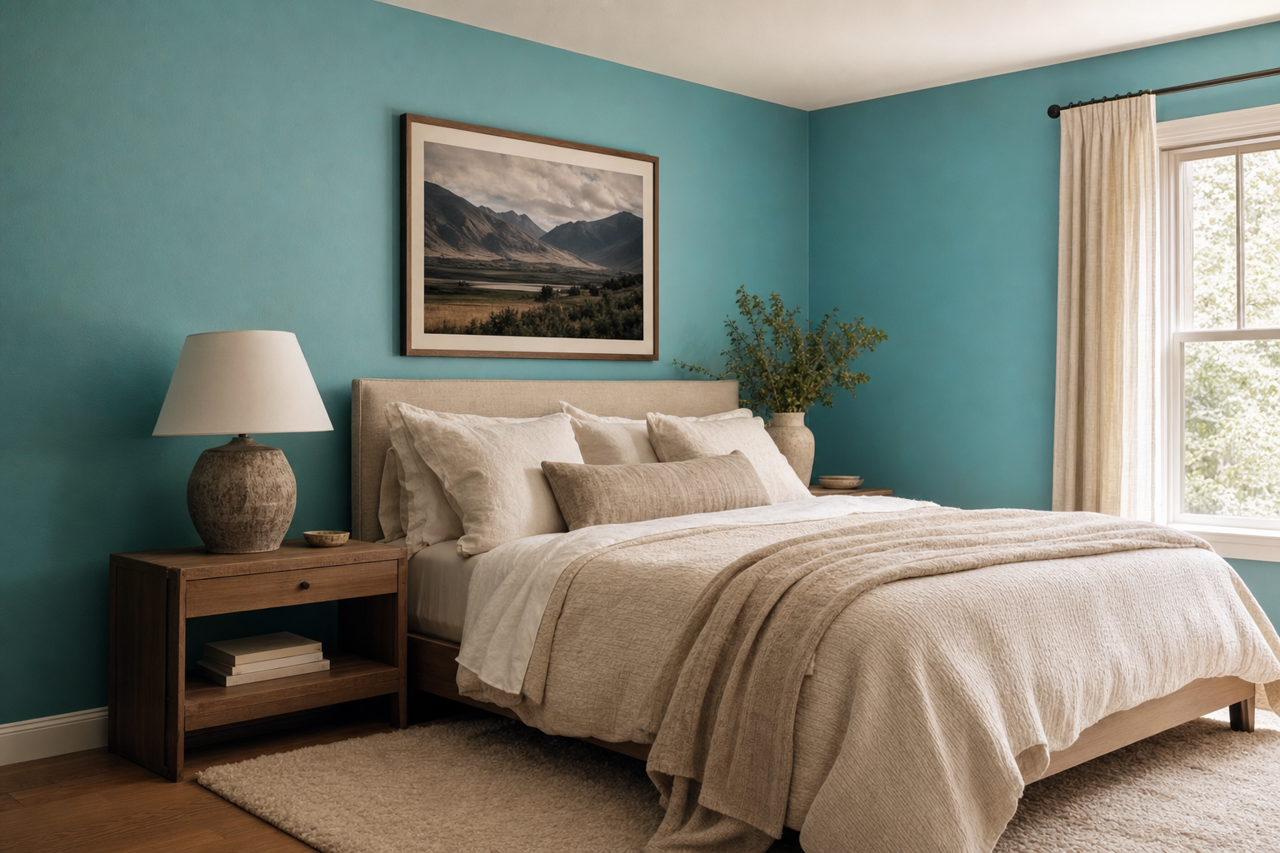 Sea Exposure by Valspar on interiors