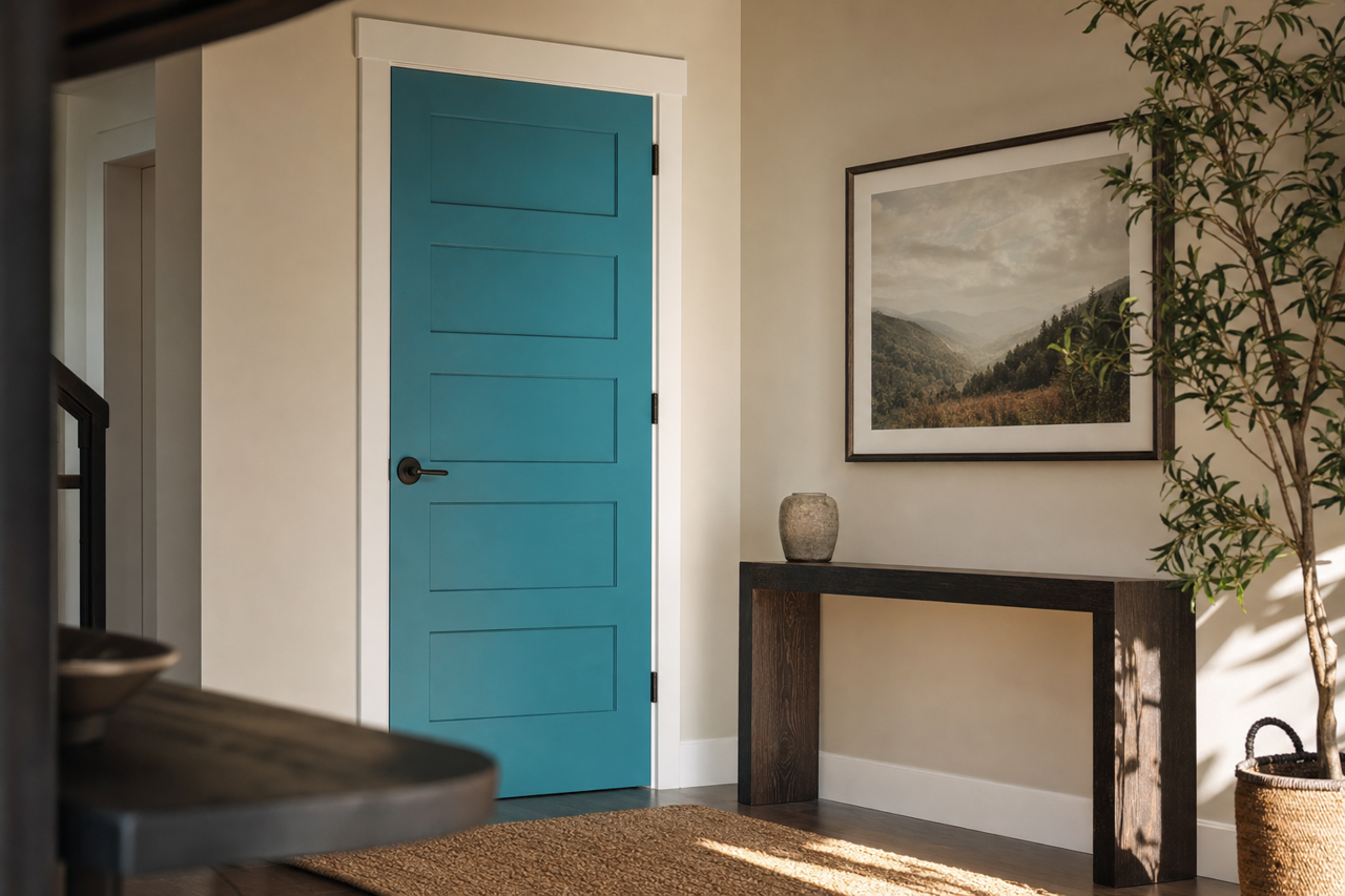 Starry Sky by Valspar on interior-doors