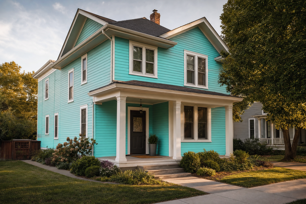 Bayside by Valspar on exterior