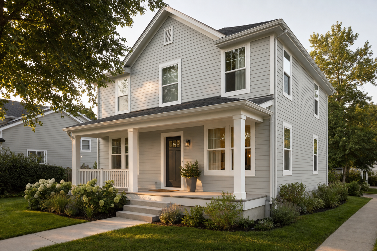 Granite Dust by Valspar on exterior