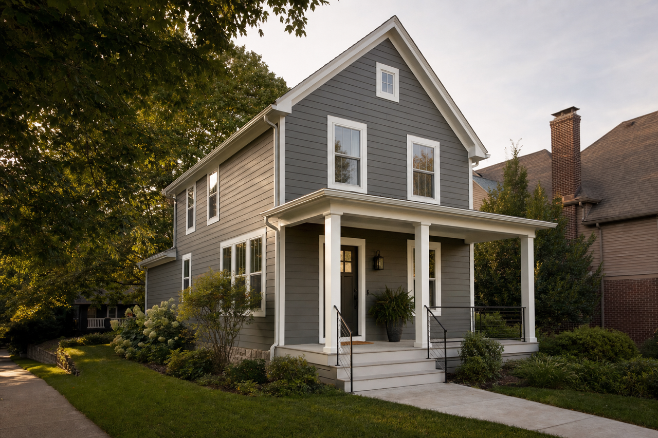 Sable Evening by Valspar on exterior