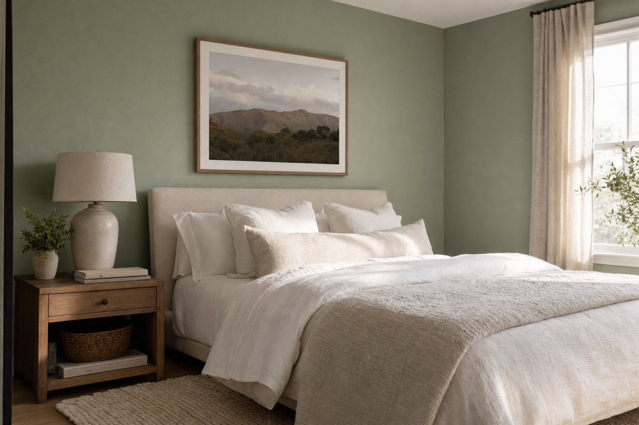 Irish Paddock by Valspar on interiors