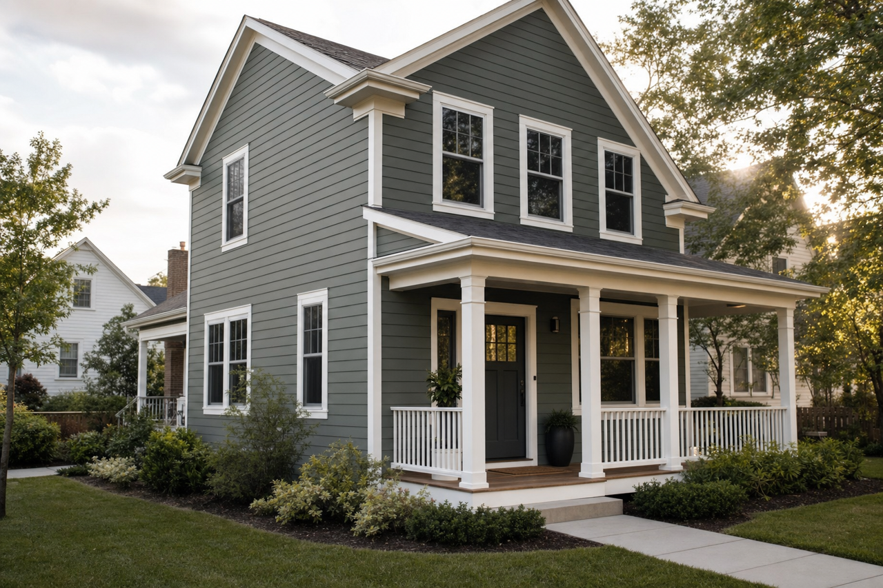Treeline by Valspar on exterior