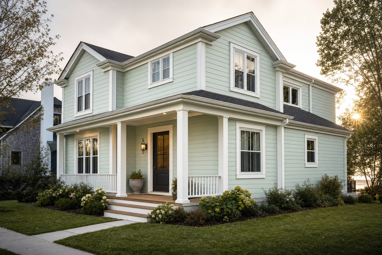 Aloe Vera by Valspar on exterior