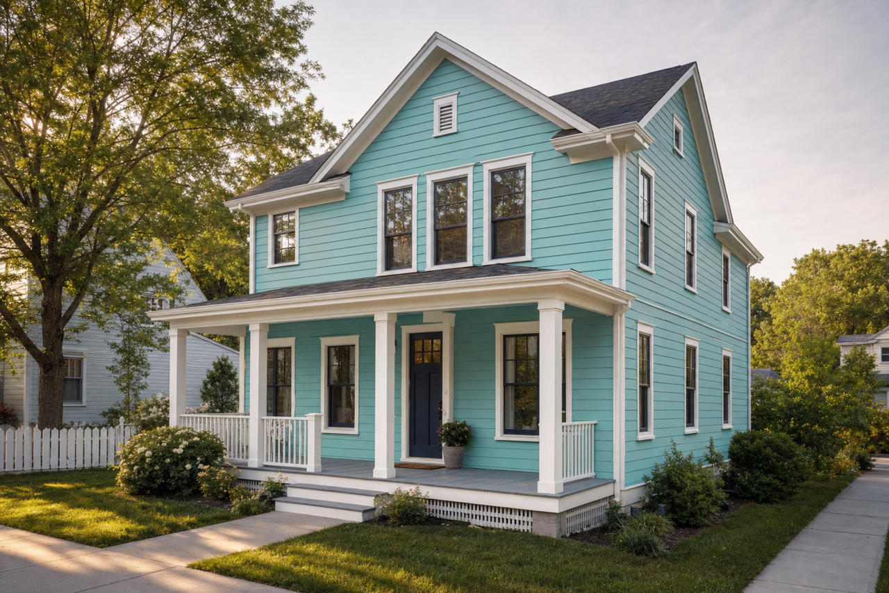 Swim by Valspar on exterior