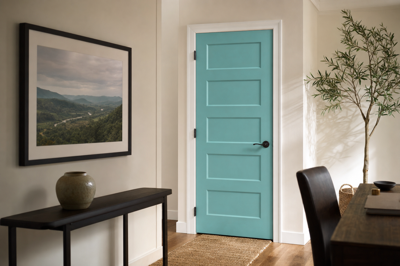 Swim by Valspar on interior-doors