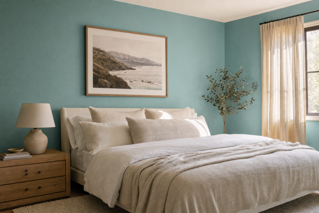 Swim by Valspar on interiors