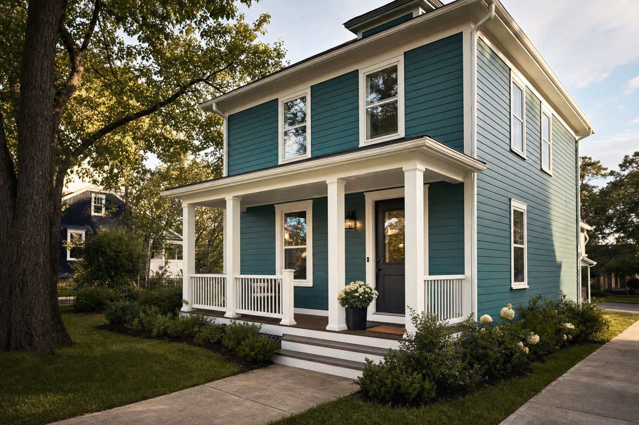 Fish Story by Valspar on exterior