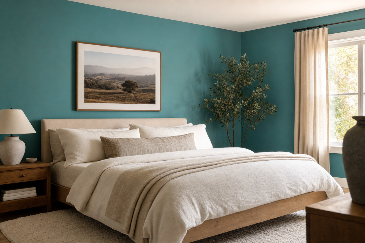 Fish Story by Valspar on interiors