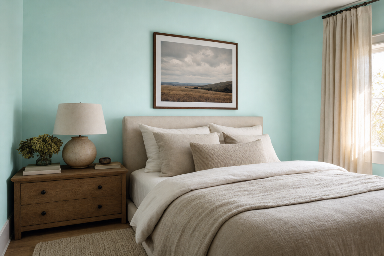 Sea Air by Valspar on interiors