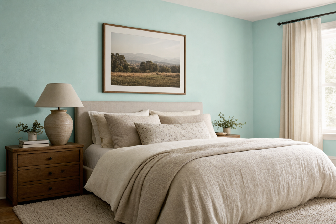 Frosty by Valspar on interiors