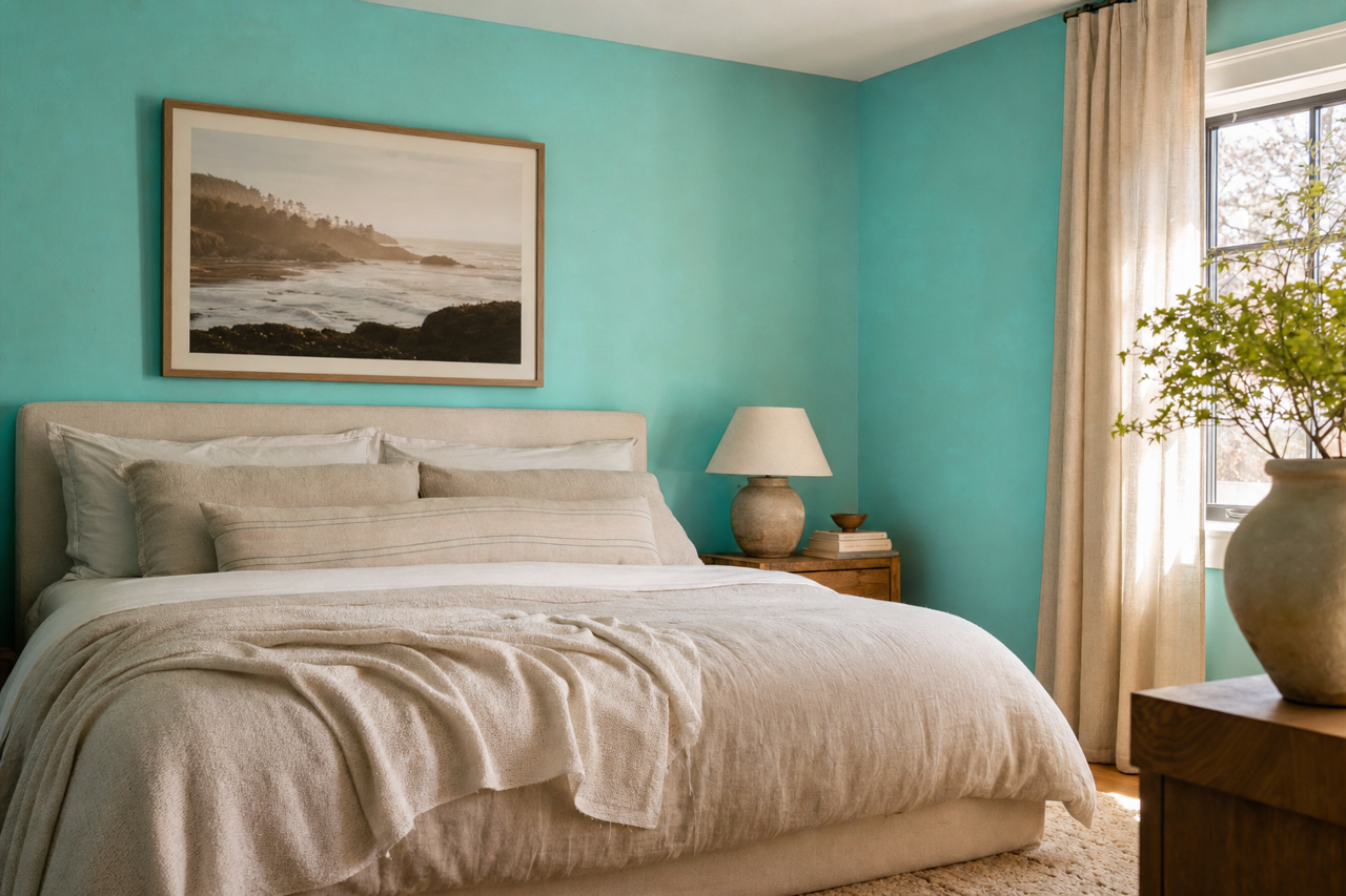 Seafarer by Valspar on interiors