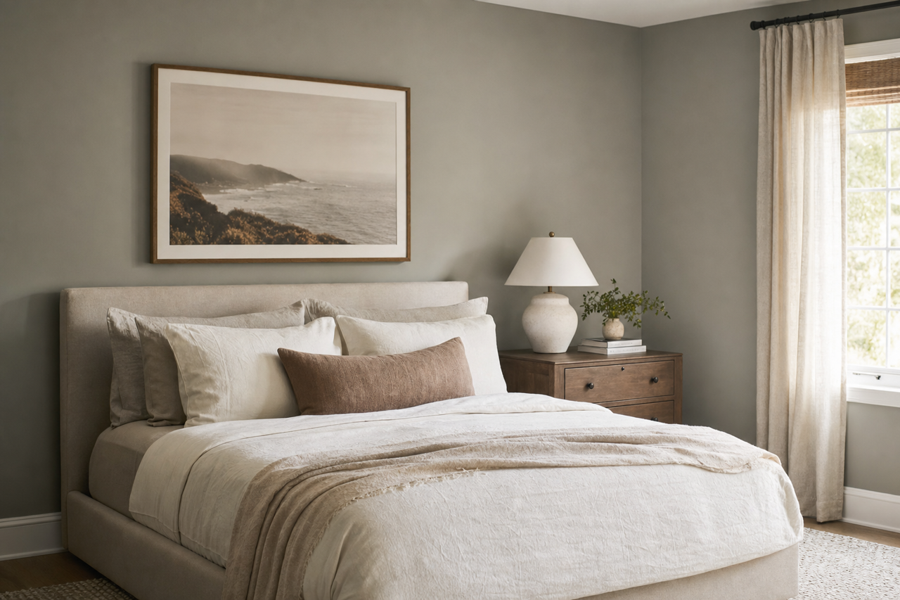 Gray Exposé by Valspar on interiors