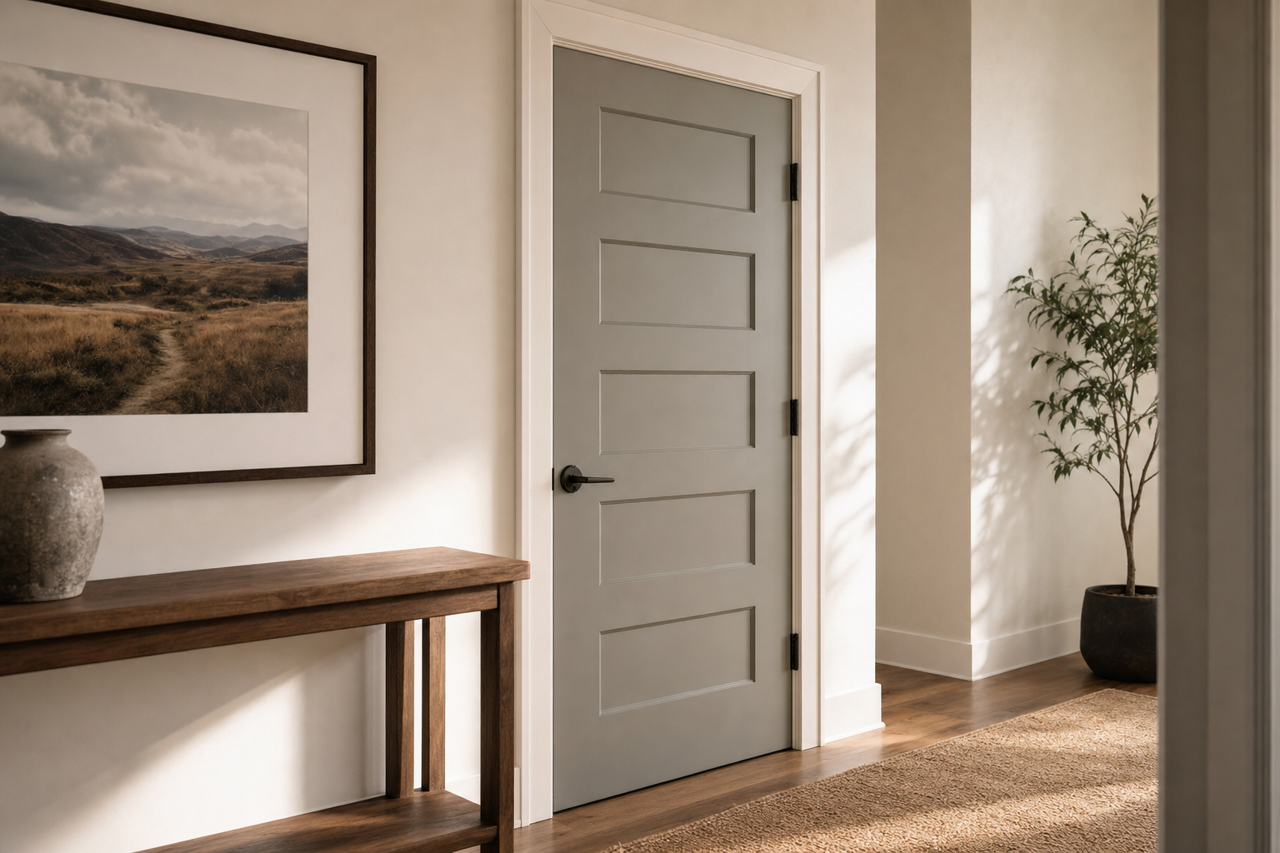 Lead Cast by Valspar on interior-doors