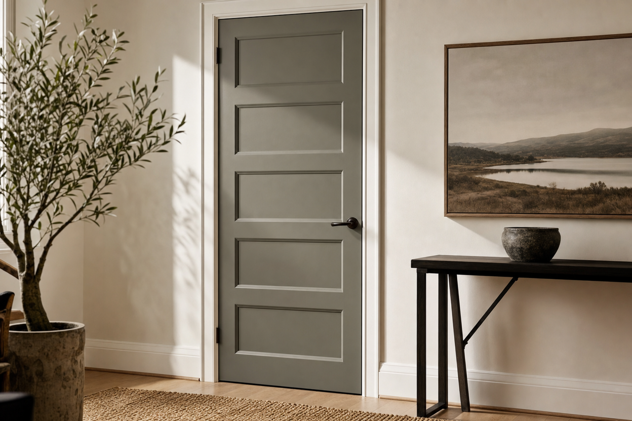 Wetlands by Valspar on interior-doors