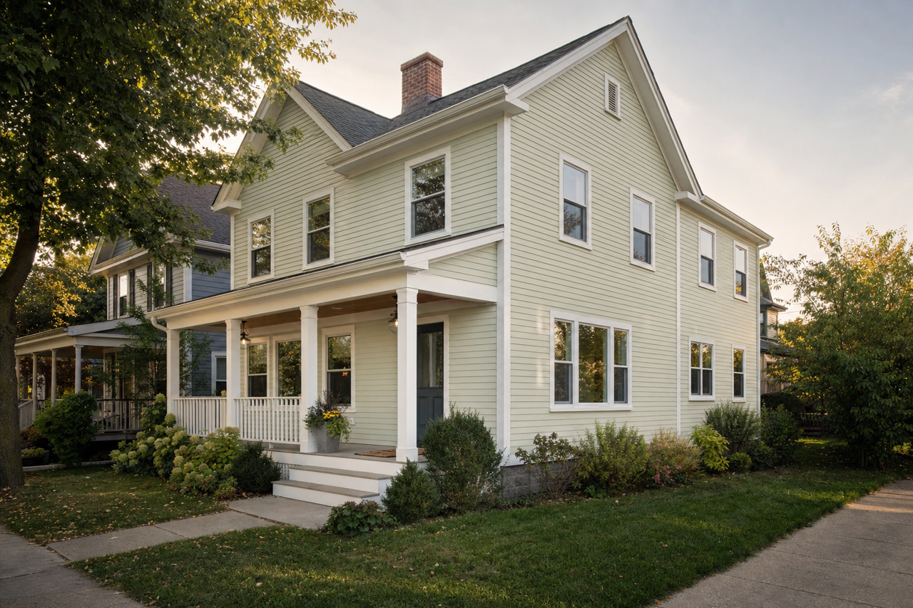 Mellow Spring by Valspar on exterior