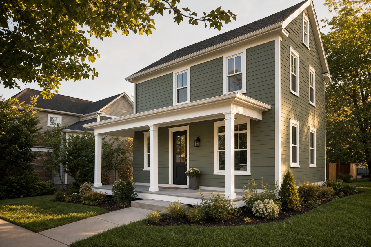 Boughs of Pine by Valspar on exterior
