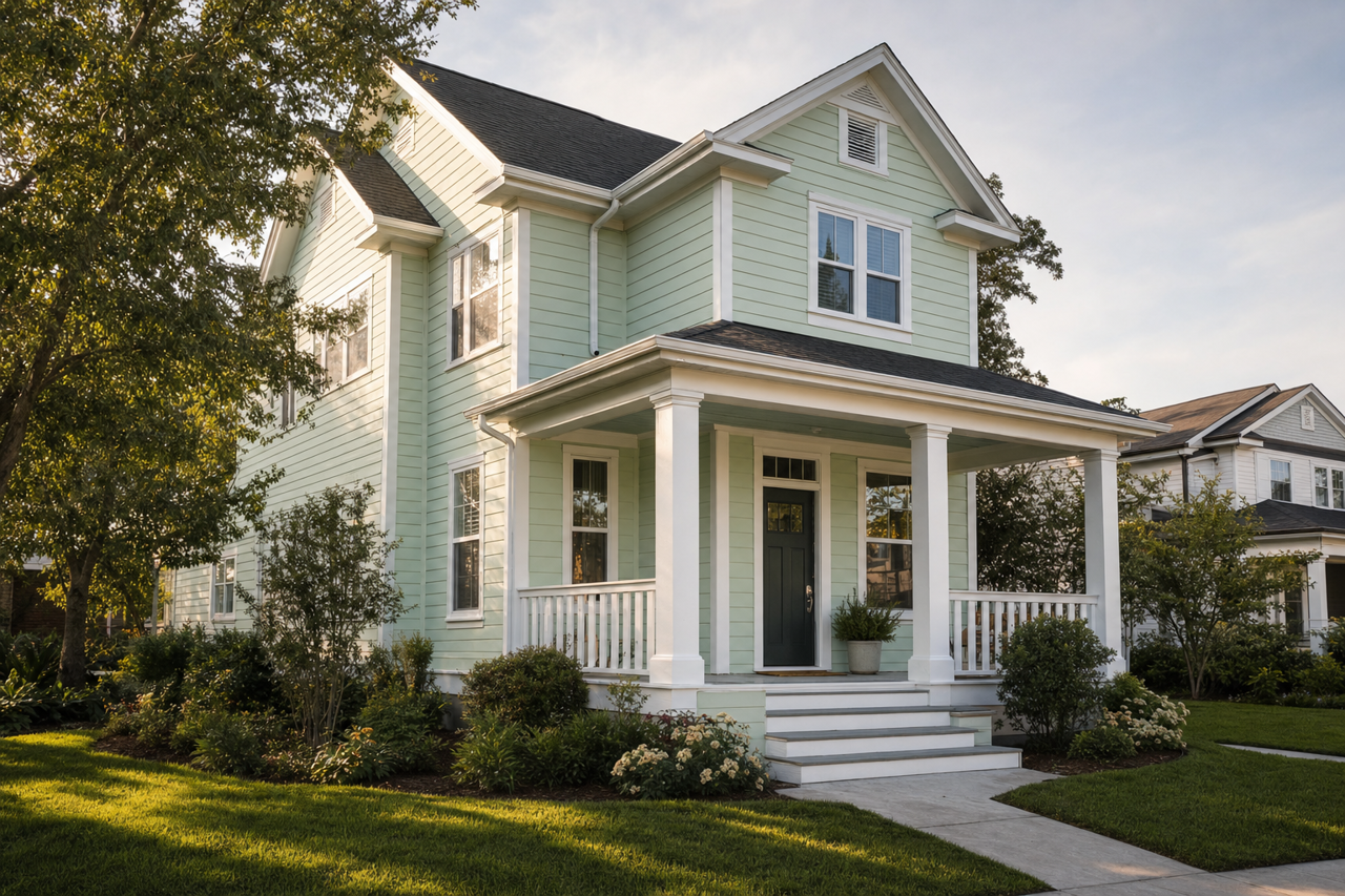 Crocodile Dreams by Valspar on exterior