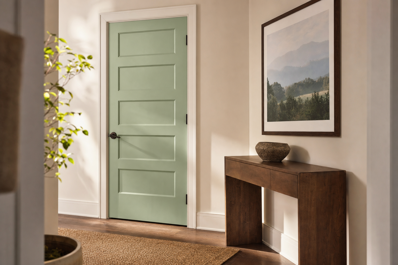 Rolling Glen by Valspar on interior-doors
