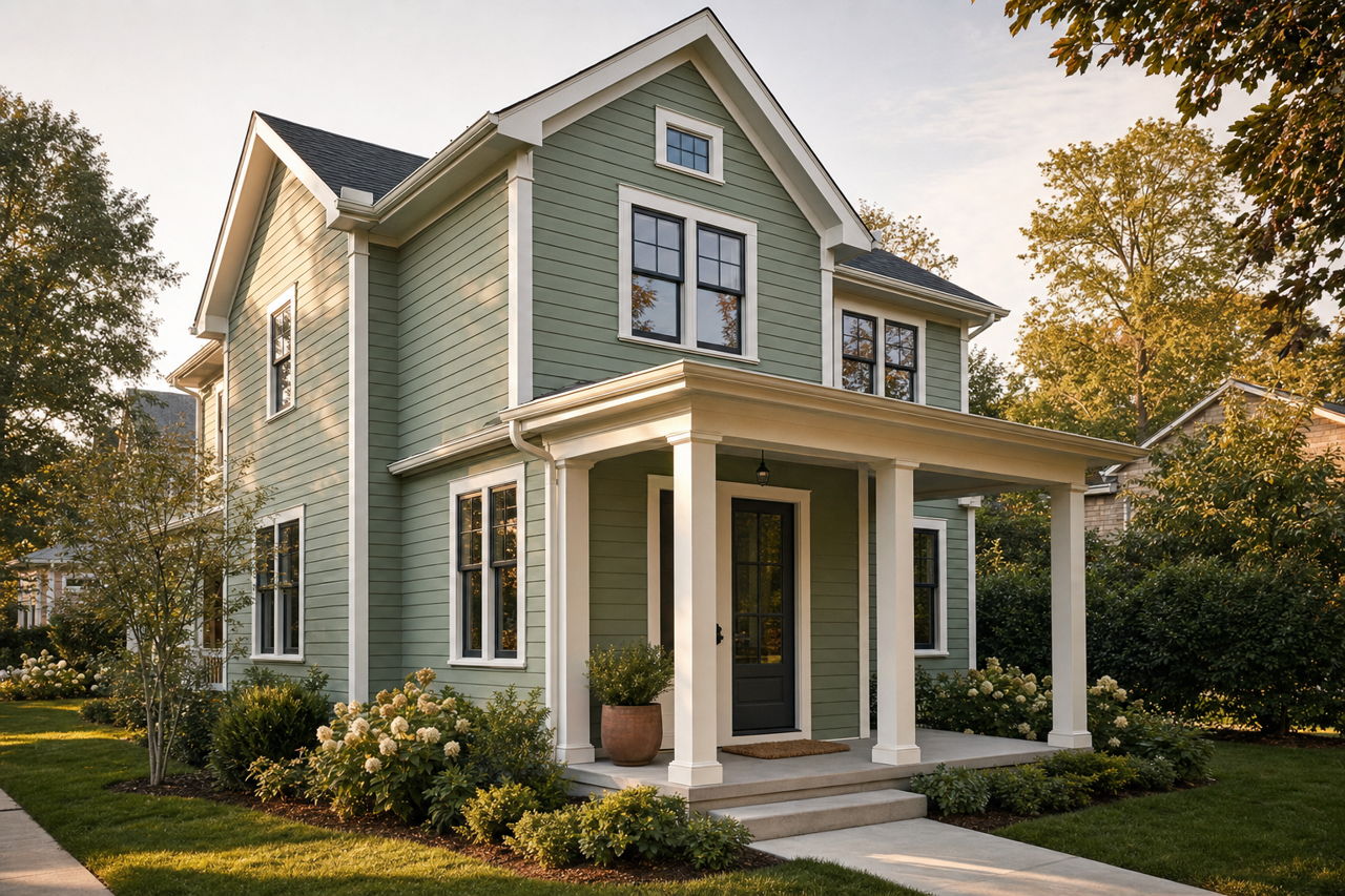 Meadowgrass by Valspar on exterior