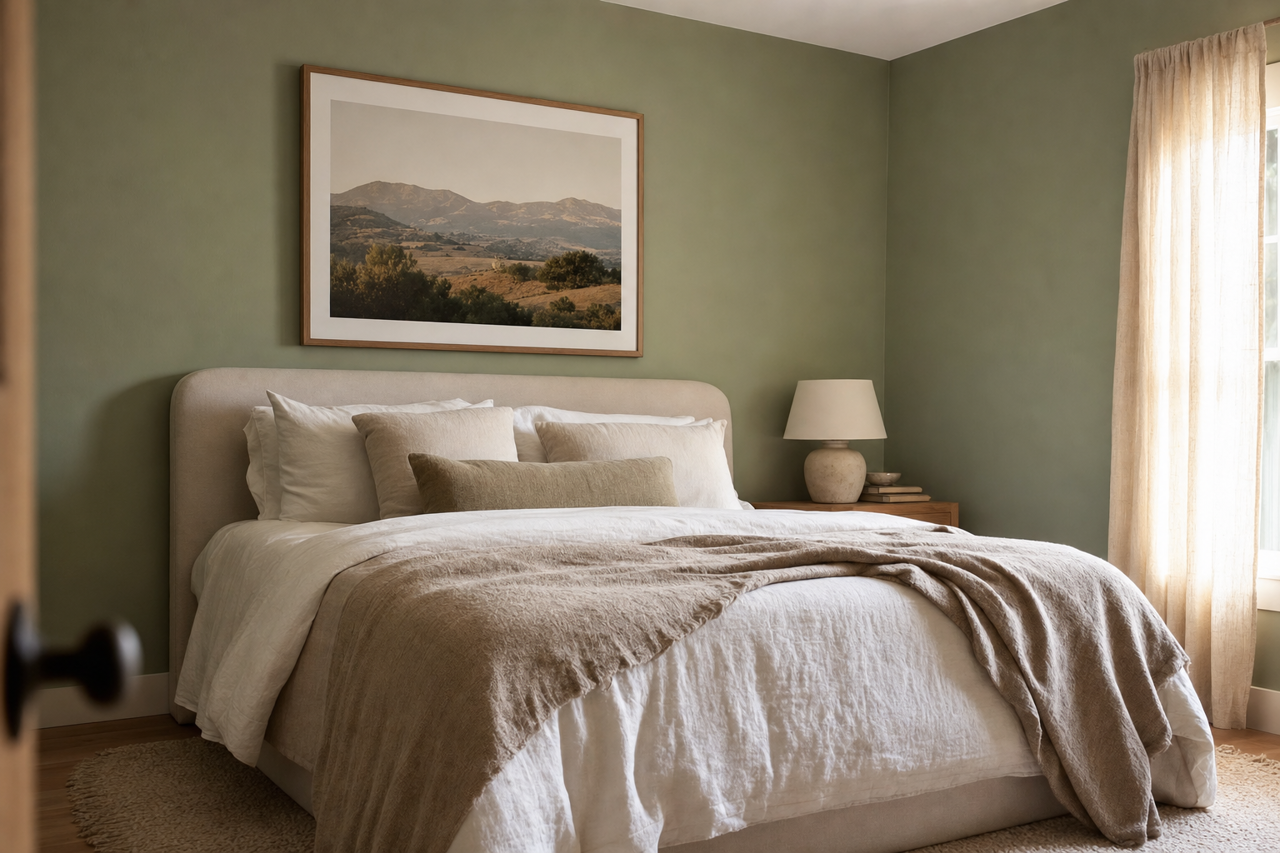 Meadowgrass by Valspar on interiors