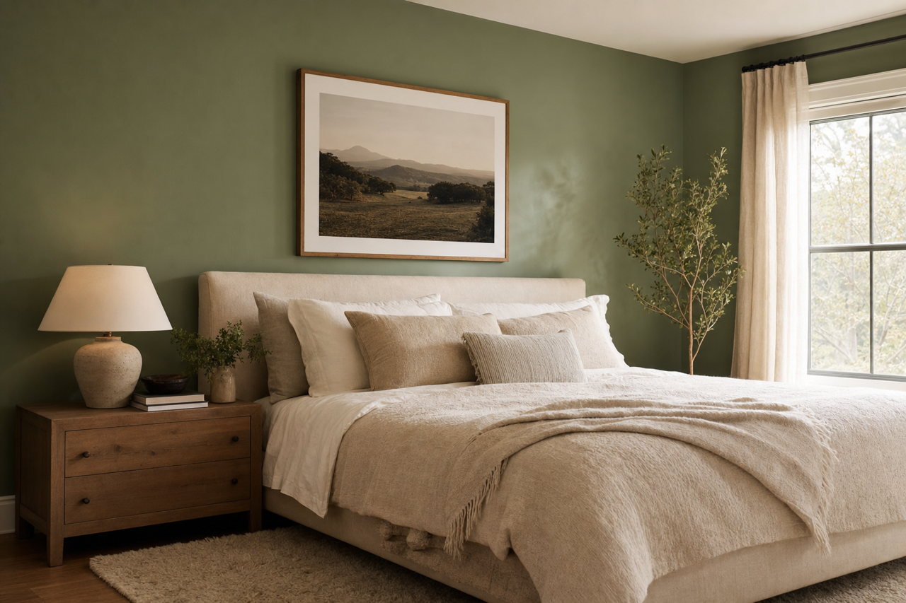 Mixedwood Leaf by Valspar on interiors