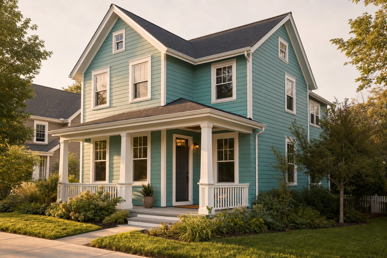 Twilight Meadow by Valspar on exterior