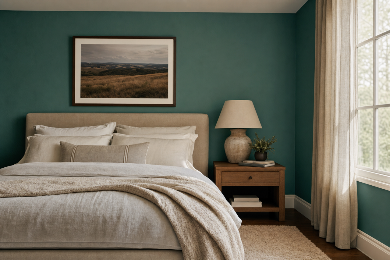 Pine Forest by Valspar on interiors