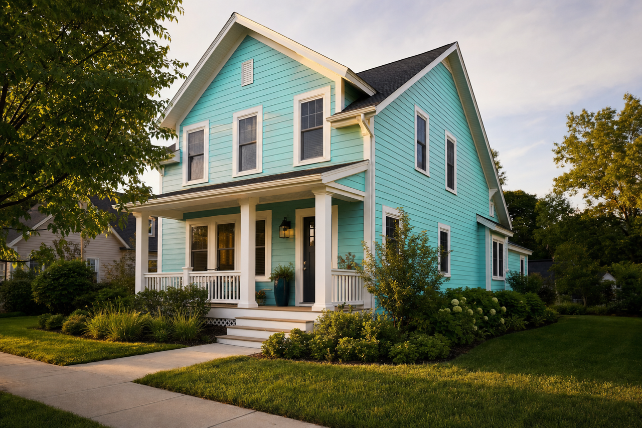 Nautical by Valspar on exterior