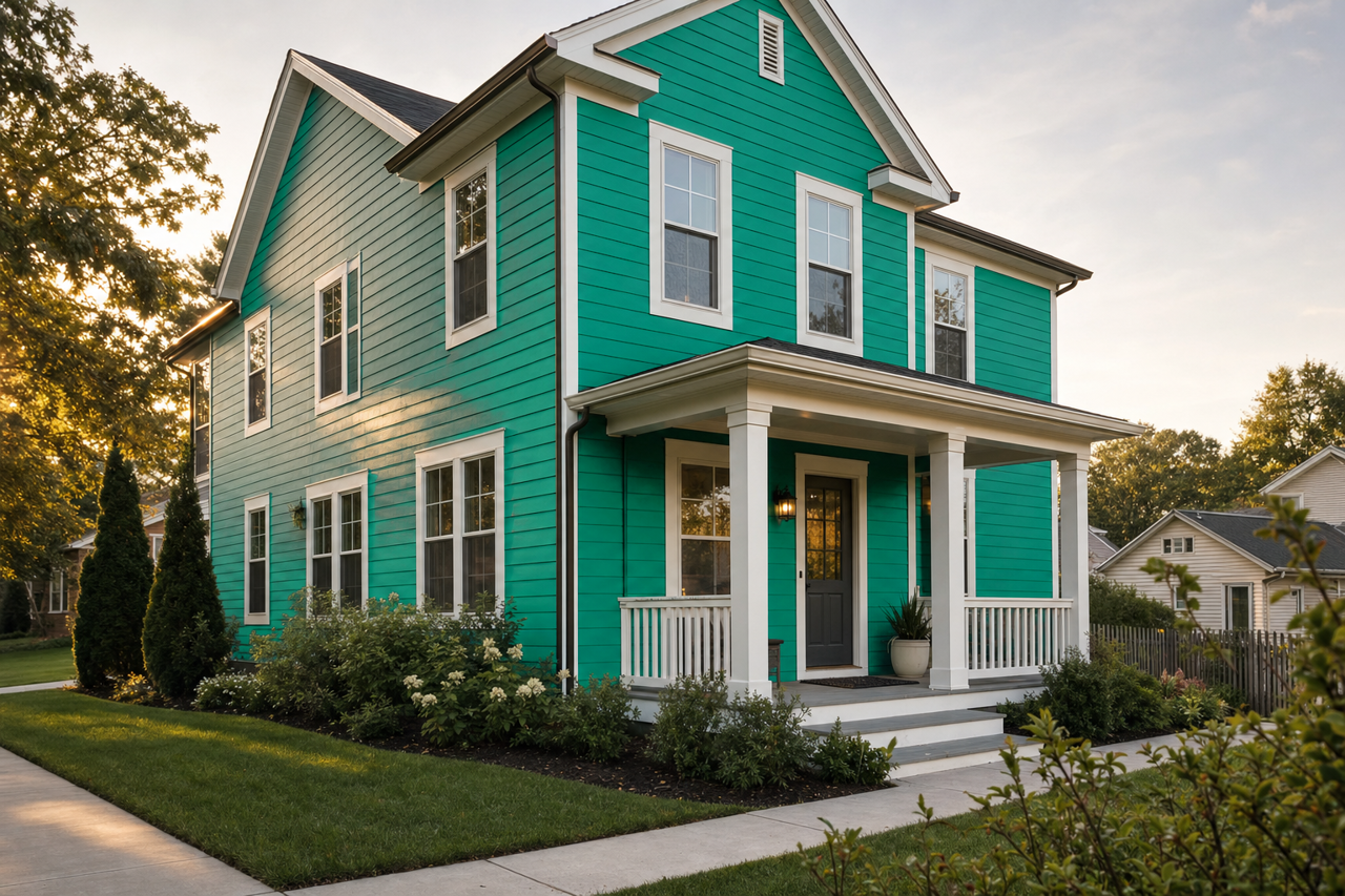 Sea Swell by Valspar on exterior