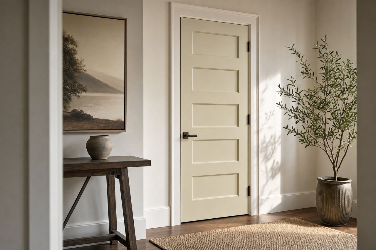 Bay Sands by Valspar on interior-doors