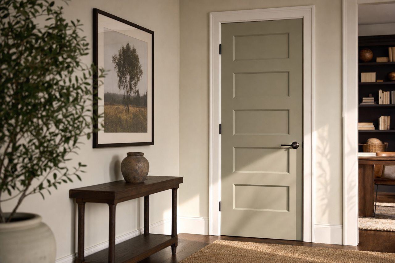 Sweet Carolina by Valspar on interior-doors