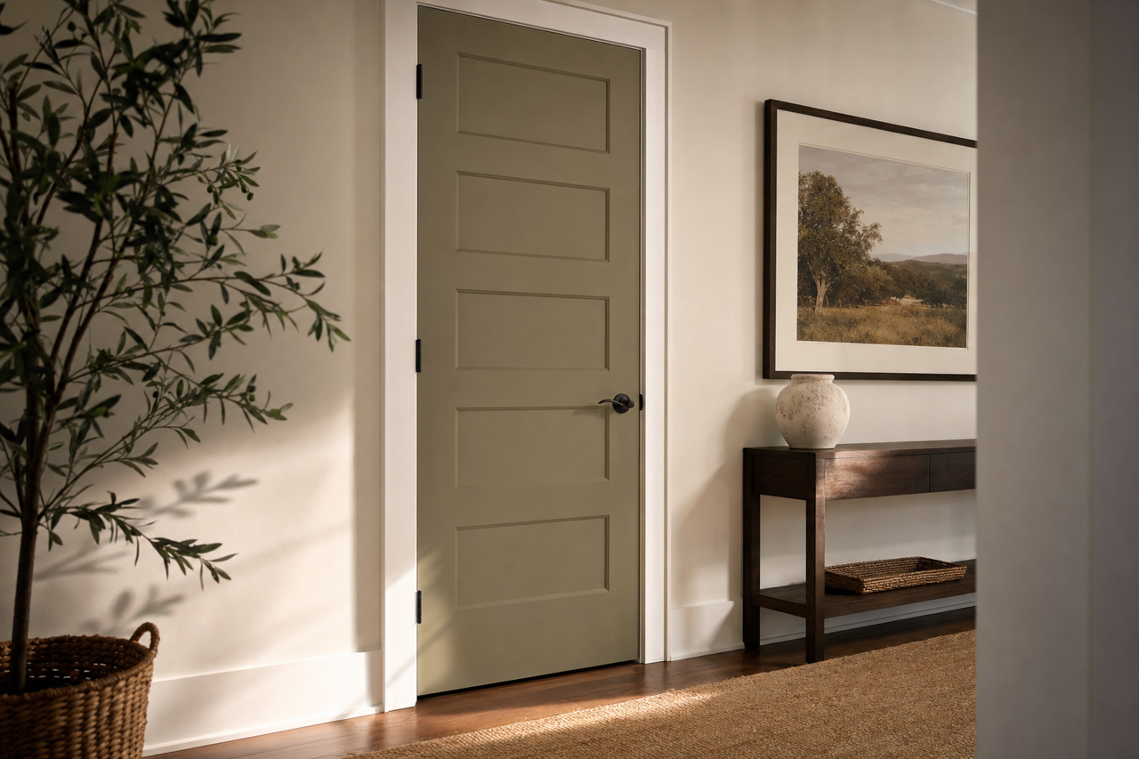 Ironclad by Valspar on interior-doors