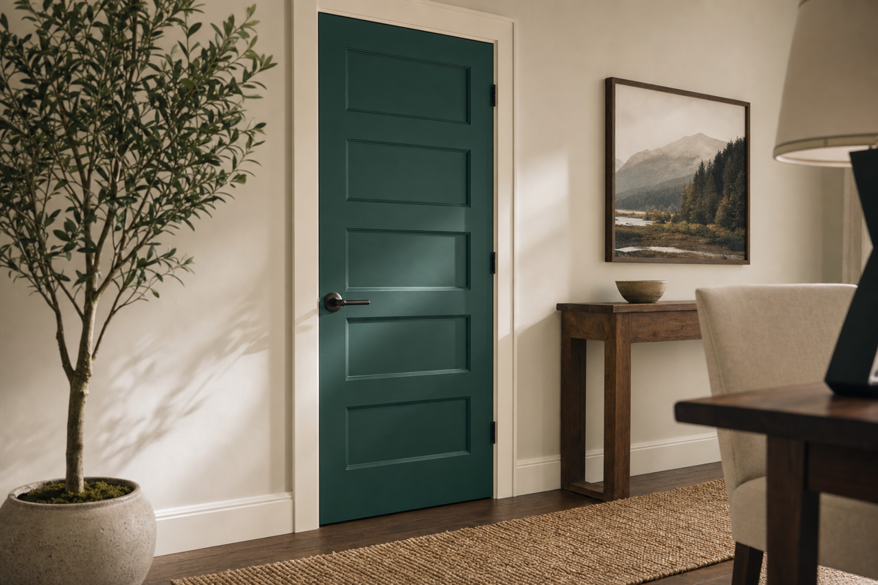 Northern Hemisphere by Valspar on interior-doors