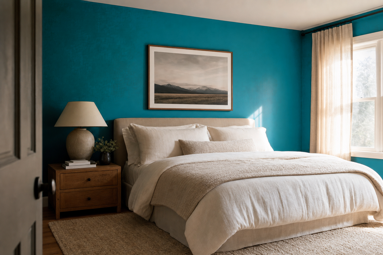 Ocean Soul by Valspar on interiors