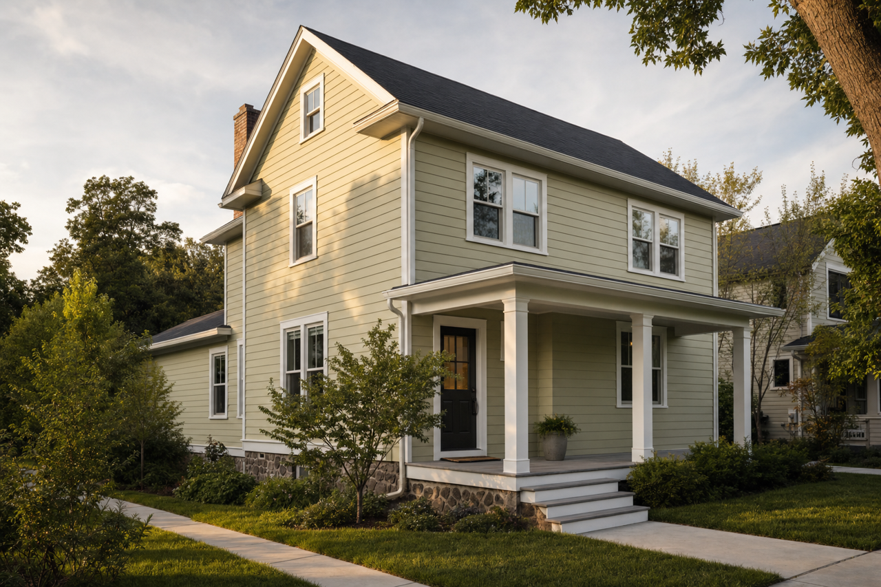 Mesquite by Benjamin Moore on exterior