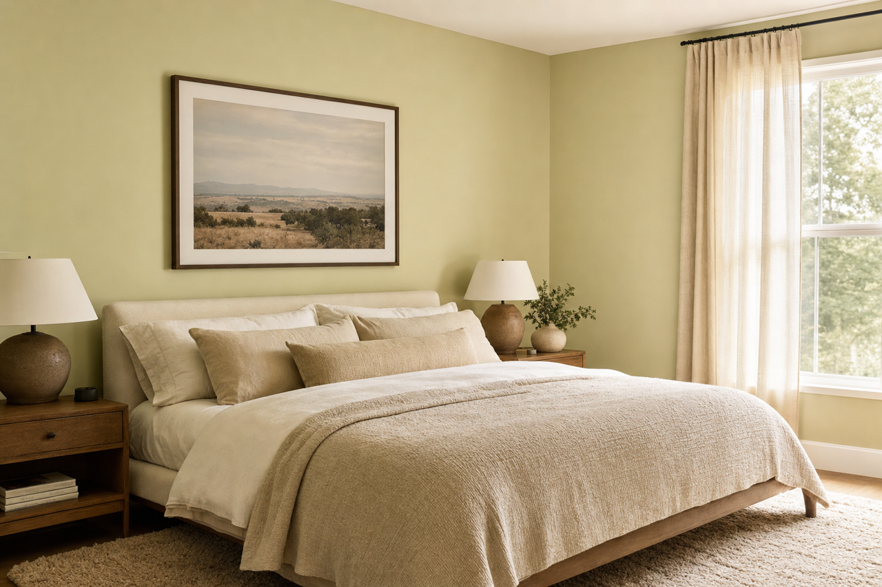Mesquite by Benjamin Moore on interiors