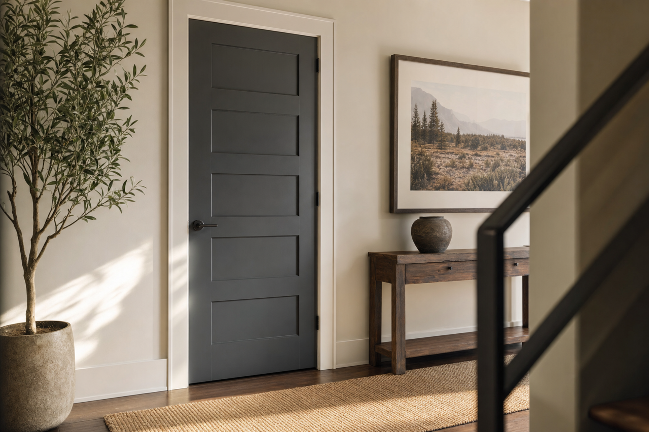 Forest Canopy by Valspar on interior-doors