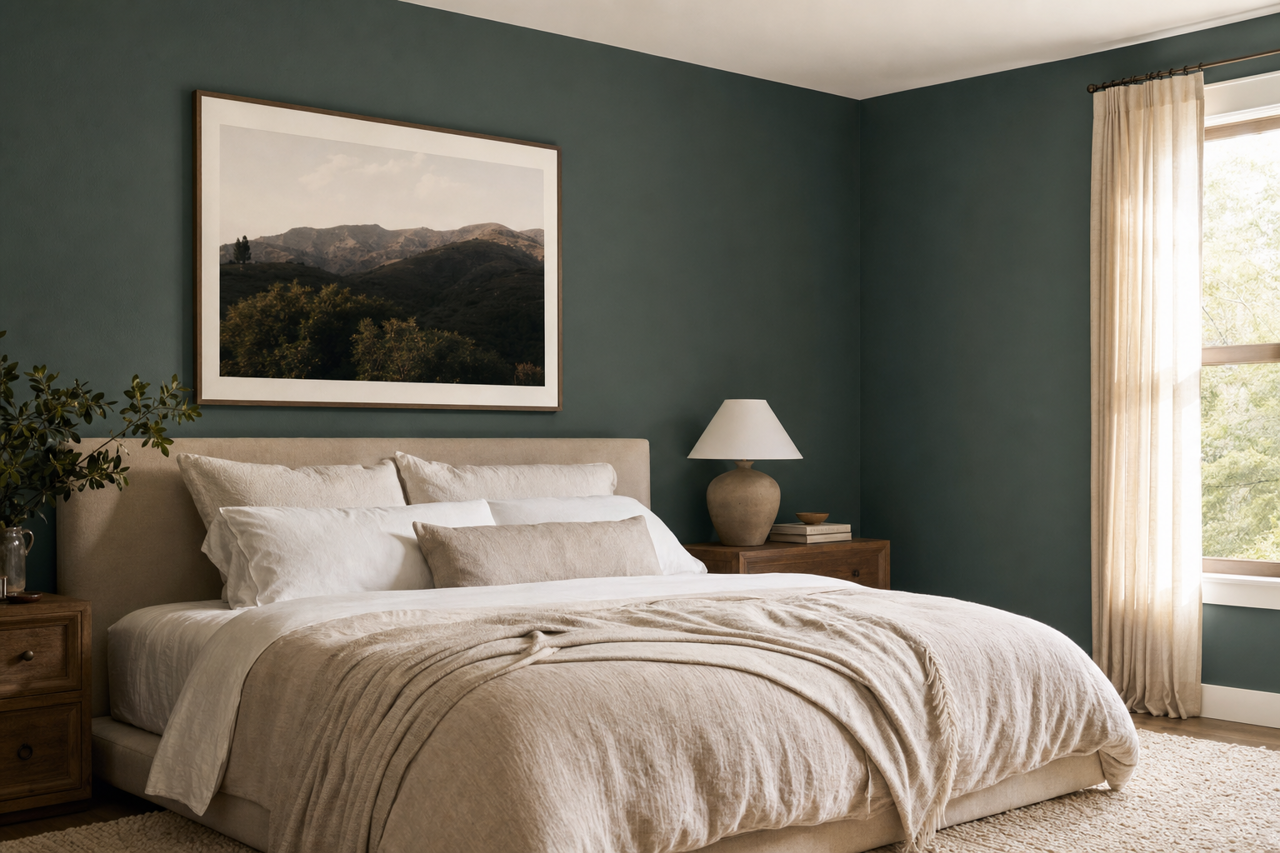 Peacock House by Valspar on interiors