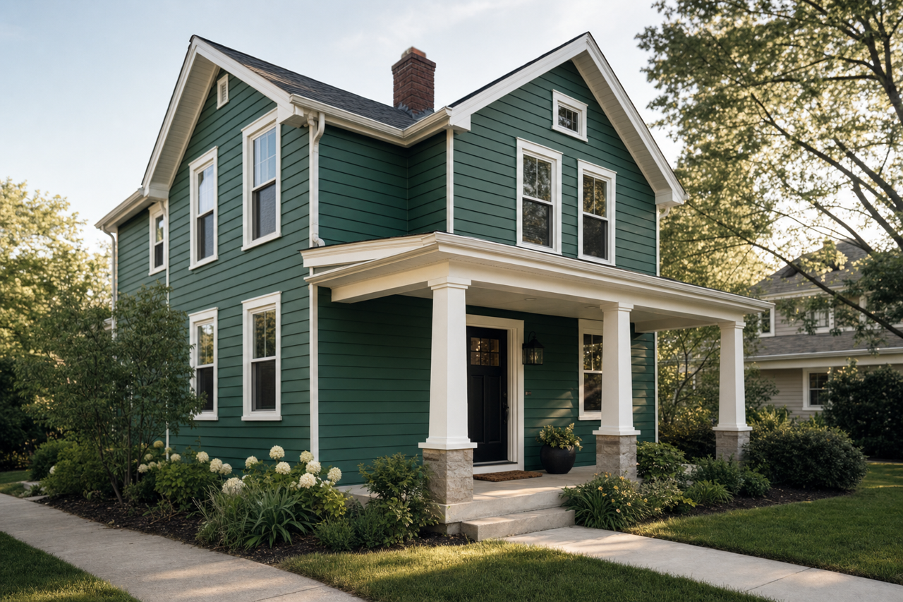 Nordic Forest by Valspar on exterior