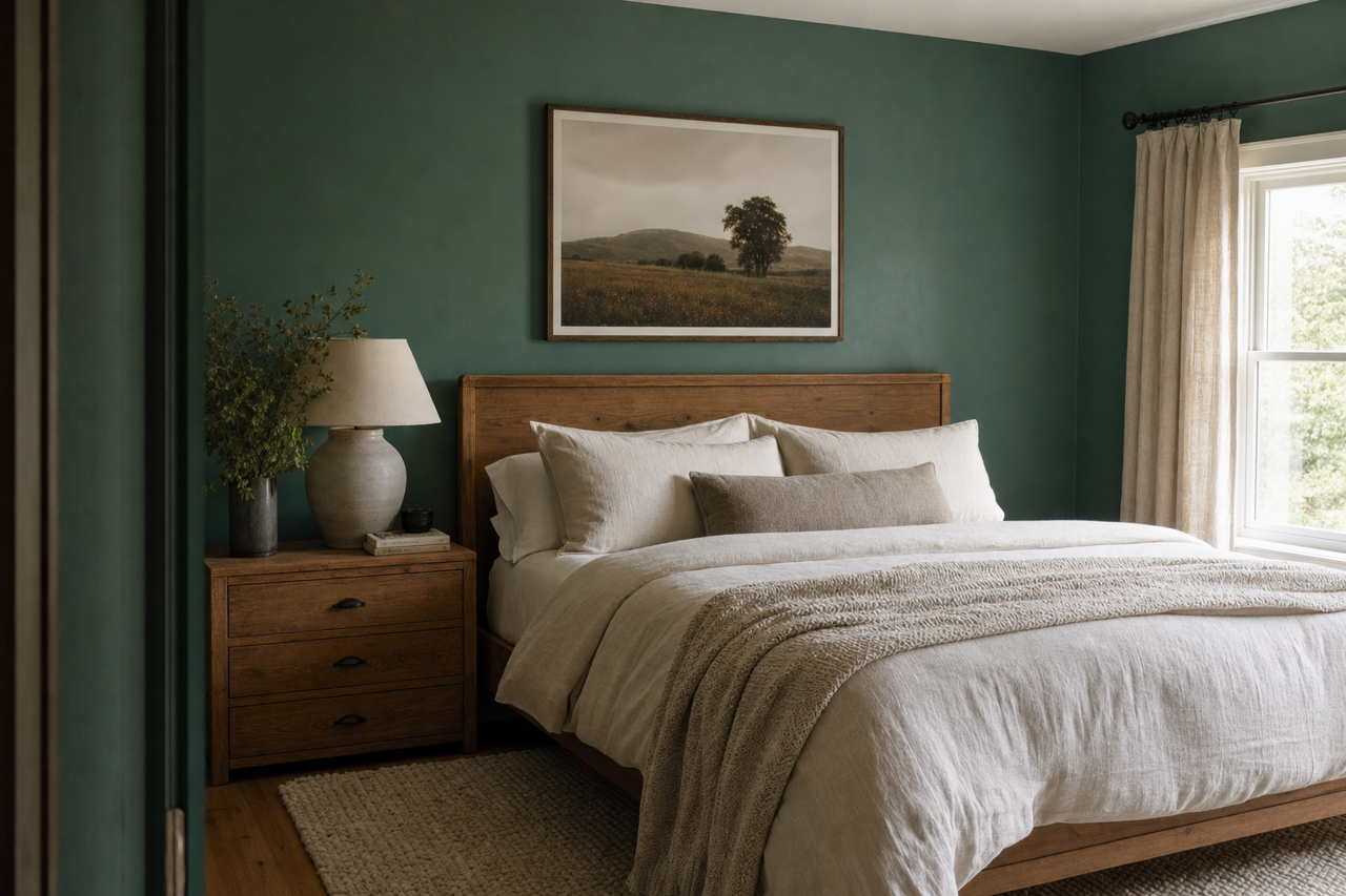 Nordic Forest by Valspar on interiors