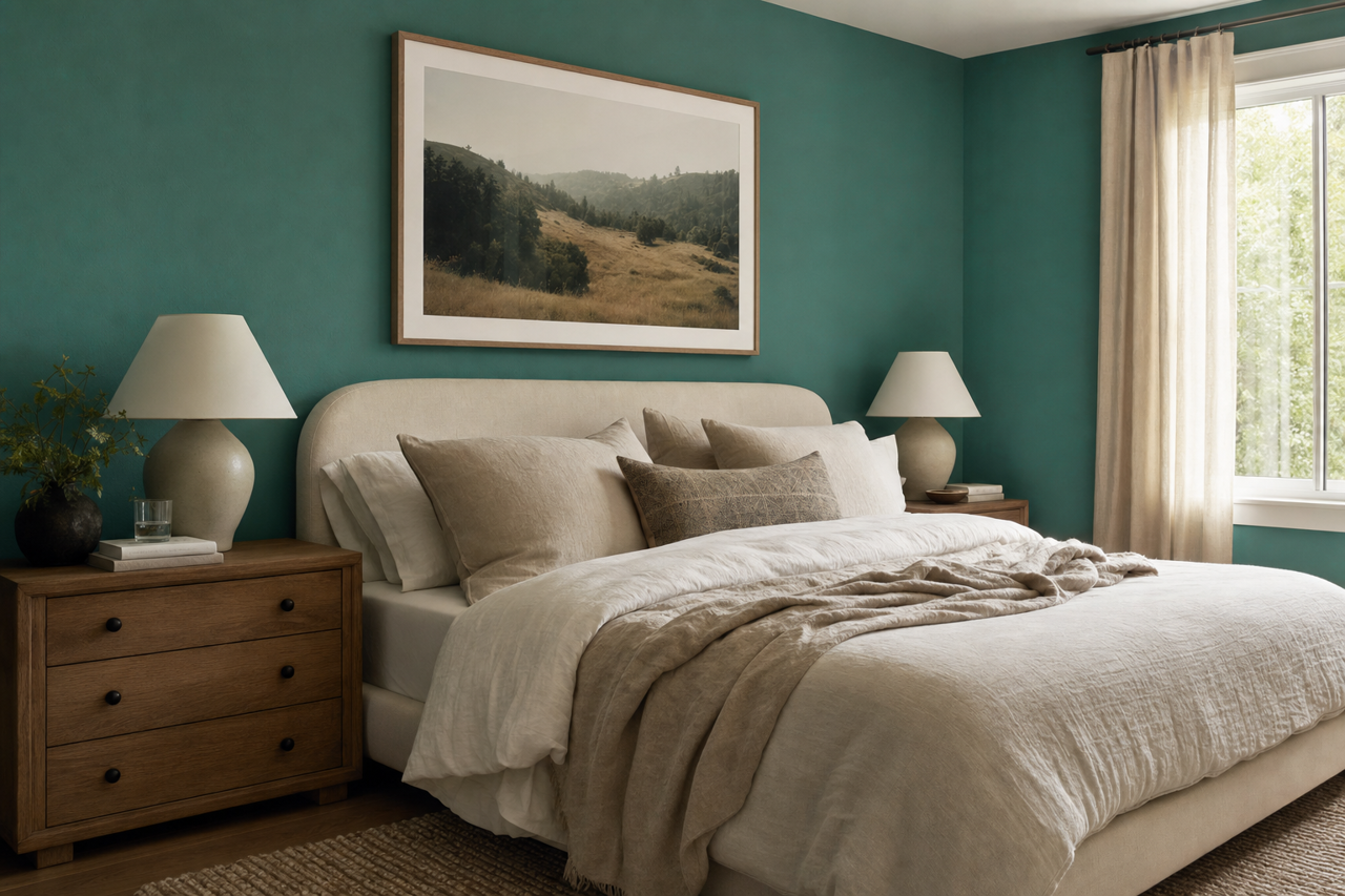 Elegant Silk by Valspar on interiors