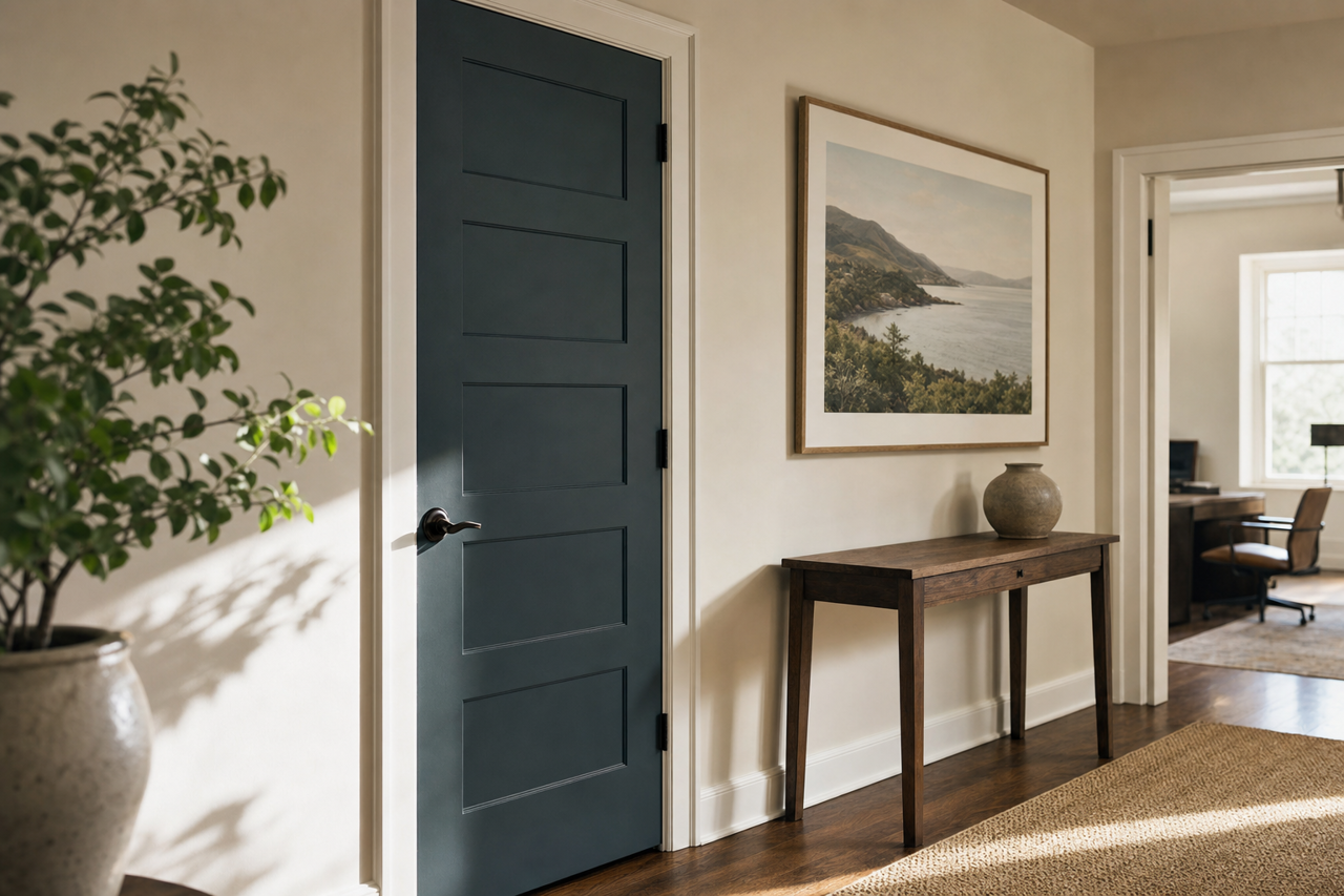 Everglade Deck by Valspar on interior-doors