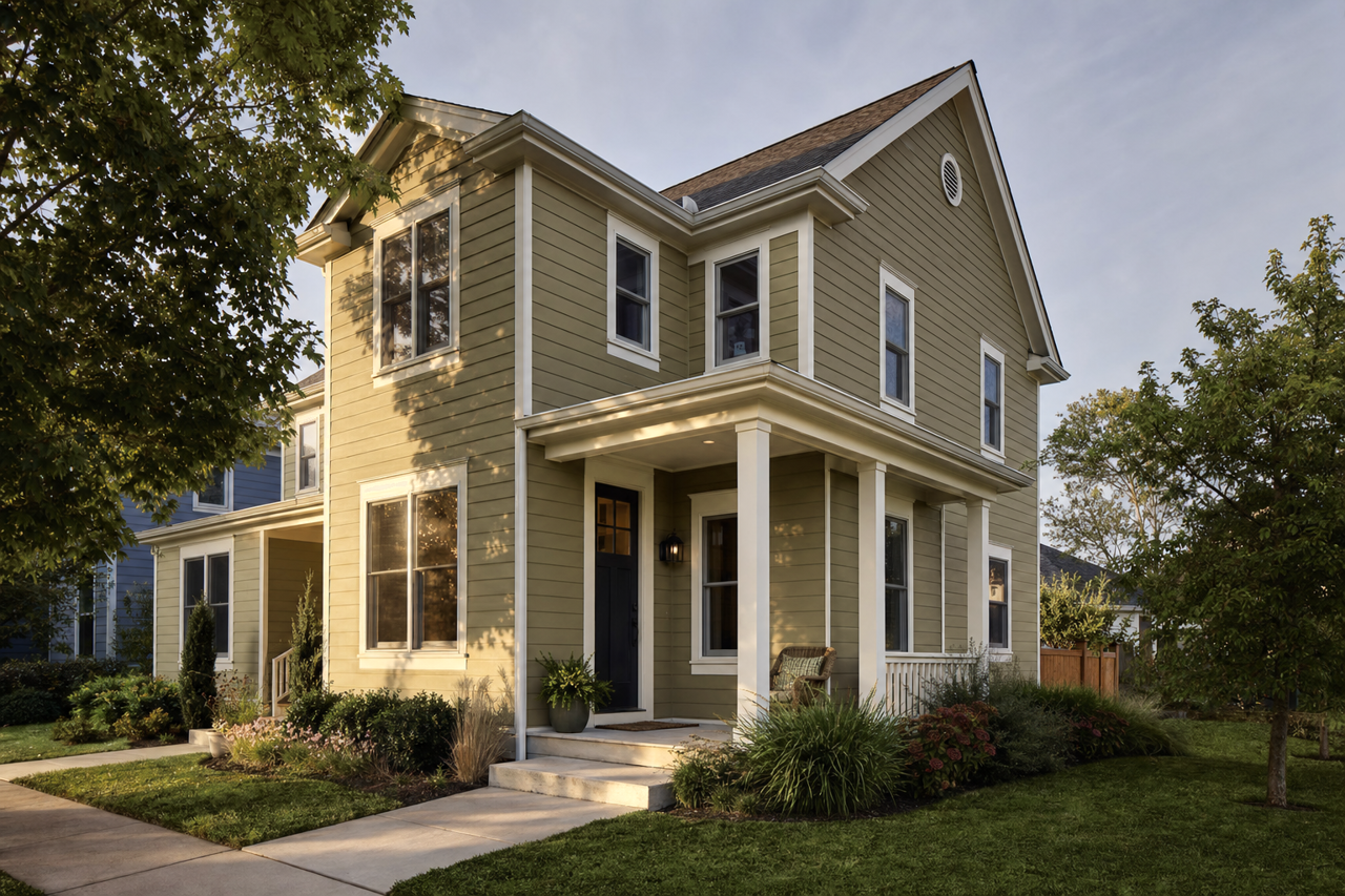 Nature's Reflection by Benjamin Moore on exterior