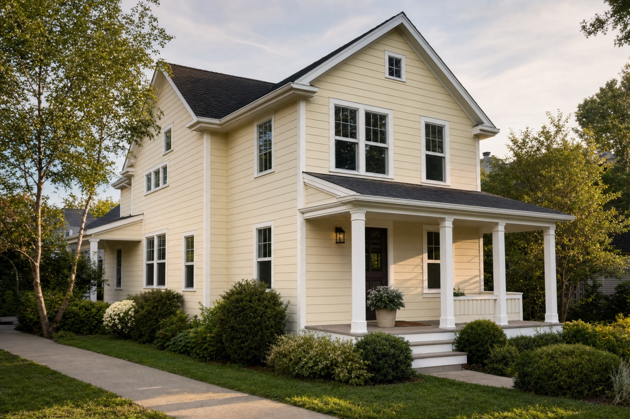 Light by Benjamin Moore on exterior